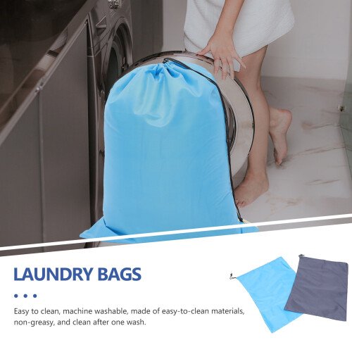 Laundry Bag Waterproof Rectangular 2Pcs 28x22x0.2in 2