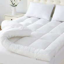 (Super King) 10cm Extra Thick Mattress Topper | Single, Small Double, Double, King, Superking | 1200GSM Ultra Soft Bed Topper | Washable