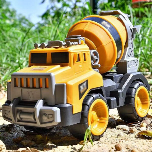 Caminhão Betoneira Clássico - Plástico Resistente, Amarelo, Idade 3+, Compatível com LEGO DUPLO 1