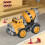 Caminhão Betoneira Clássico - Plástico Resistente, Amarelo, Idade 3+, Compatível com LEGO DUPLO 5