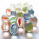Clear Glass Marbles Assorted Colors 200 Pack 4