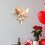 Acrylic Heart Angel Pendant Keychain 2 pcs 8