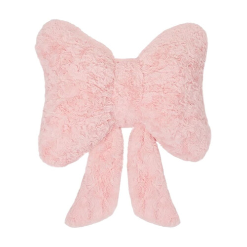 Coussin décoratif à nœud papillon, housse douce, 37 x 32 cm 1