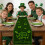 St. Patrick's Day Table Runner – Green Festive Design, Heat-Resistant Polyester, Compatible with Dining Tables 5