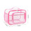 Borsa porta pranzo trasparente, resistente e con tracolla, ideale per lavoro, scuola, stadio e congelatore. 3