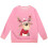 Kids Christmas Pullover Reindeer Print Round Neck Long 4
