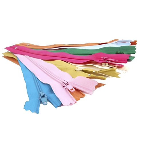 AUQ50pcs Ανθεκτικά νάιλον κλειστά φερμουάρ 7 ιντσών /18cm για ράψιμο (τυχαίο χρώμα) 1