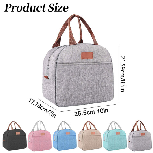 Insulated Lunch Bag Reusable High-Capacity 1 Pc 1