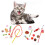 Cat toy stocking-shaped plush set with mouse and wand 3