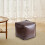 Faux Leather Ottoman Pouf – Waterproof Durable Indoor 6