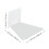 White Floating Bookshelf Metal Wall Shelf 1 Unit 3