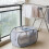 19.86Gal Foldable Mesh Laundry Basket with Compartments, 2-Grid Sorting Hamper for Dorm/Home/Travel – Gray 4