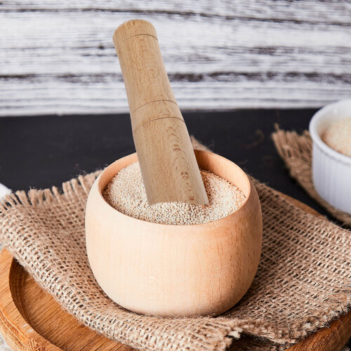 Fermentation Tamper Grinding Rod Tool Khaki For Kitchen Use 1Pcs 2