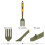 Olive Green Silicone Fork Food Kitchen Accessory for Home Use with Smooth Rounded Edges 7