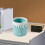 Desktop Trash Can with Rocking Lid Space Saving Mini Trash Bin for Office Desk Home Use Organization 3