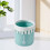 Desktop Trash Can with Rocking Lid Space Saving Mini Trash Bin for Office Desk Home Use Organization 4