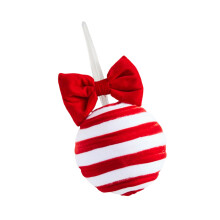 Shatterproof Christmas Baubles Velvety Foam Ball Hanging-15cm
