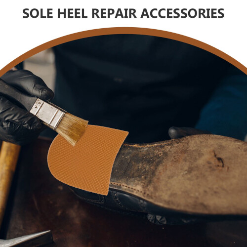 1Pair Flexible Shoe Heel Repair Patch Rubber Sole Protector for Safe Walking 2