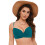 Damen-Bikini-Oberteil mit Bügeln – gepolsterter Push-up-Effekt, einteilig 3