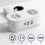 Power Strip Surge Protector, 5ft Flat Plug, 4 Outlets + 2 USB (1 USB-C), 3-Side Extender, Wall Mount, Compact – Compatible with US Outlets 4