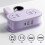 Power Strip Surge Protector, 5ft Flat Plug, 4 Outlets + 2 USB (1 USB-C), 3-Side Extender, Wall Mount, Compact – Compatible with US Outlets 5