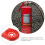 Minkissy Fire Extinguisher Holder Stand Red Plastic Organizer for Secure and Stable Home Storage 3