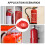 Fire Extinguisher Mounting Bracket Plastic Red Stand Base 1 7