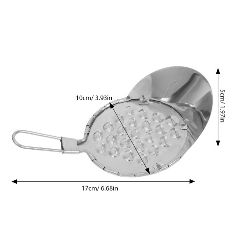 Minkissy2Pcs Χειροκίνητη ξύστρα από ανοξείδωτο ατσάλι για τρίψιμο τυριών, συσκευές 1