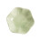 Ceramic trinket tray flower shape light green 4