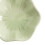 Ceramic trinket tray flower shape light green 6