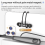 Auricolari wireless con archetto da collo e microfono, auricolari sportivi in-ear 5