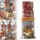 Jutepose til vinflasker, juledesign, 1-pak 2
