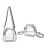 Σακίδιο πλάτης Crossbody Sling, Νέα Γυναικεία Διαφανής Τσάντα Cross-body TPU Άοσμη Τσάντα 5