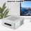 TA80 Small Desktop Case Small ITX Chassis HTPC PC Case Support 2.5inch Hard Disks Space Efficiency Cooling 2