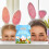 Easter treat boxes paper with handle 6 pcs 7