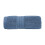Toalha de rosto de algodão azul-marinho 74x34cm macia e absorvente 2