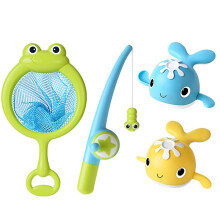 Educational Bath Toy Set, Floating Animals with Water Spraying and Color-Shifting Abilities, Fishing Game for Toddler Development