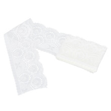 DIY Crafts Elastic Lace Ribbon Stretch Sewing Lace Trim Fabric For Bridal Wedding Decorations Soft And Stretchy Wide Application Premium Polyester