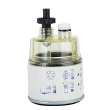 Clear Bowl Fuel Water Separator Fuel Filter Marine Fuel Filter High Quality Materials Self Venting Drain Reusable Collection Bowl Plug And Play