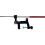 Fishfinder rack stand adjustable transducer bracket 1 piece 5
