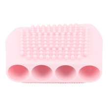 Gentle Exfoliation Bath Mitt with Blood Circulation Benefits, Odor Resistant Silicone Scrubber with Versatile Thumbhole, BPA Free Double Sided
