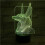 Φωτιστικό νυκτός Egyptian3D Illusion – RGB LED, Συμβατό με διακόσμηση σπιτιού και πάρτι, δώρο 2