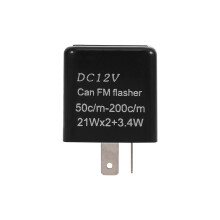 Stable Frequency LED Electronic Flasher Relay Hyper Flash Relay Speed Adjustable Plug And Play3Pin Adjustable Compatible LED Turn Signal Turn