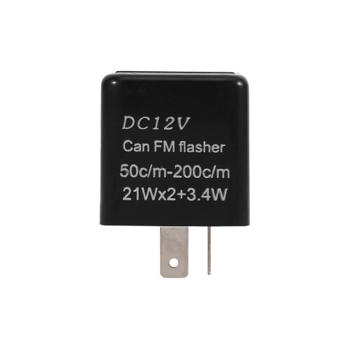 Stable Frequency LED Electronic Flasher Relay Hyper Flash Relay Speed Adjustable Plug And Play3Pin Adjustable Compatible LED Turn Signal Turn