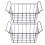 Hanging Wire Mesh Basket For Refrigerator Cabinet, Stackable Utility Storage Bin With Sturdy Construction, Under Shelf Organizer Elegant And Modern 1