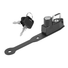 Premium Aluminum Alloy Construction Helmet Lock, Small and Portable Design for Universal Fit, Motorcycle Helmet Lock with Anti-Theft Security Helmet