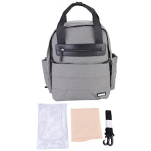Diaper Bag Backpack, Padded Shoulder Straps Multi-Functional Travel Pack with Wide Opening Interior, Waterproof Large Capacity Baby Backpack with