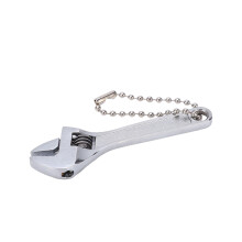 Silver Nut Wrench Tool for Mechanics, Adjustable Wrench with Nondeformation Steel Core, Mini Size Adjustable Spanner Optimized for Precision and
