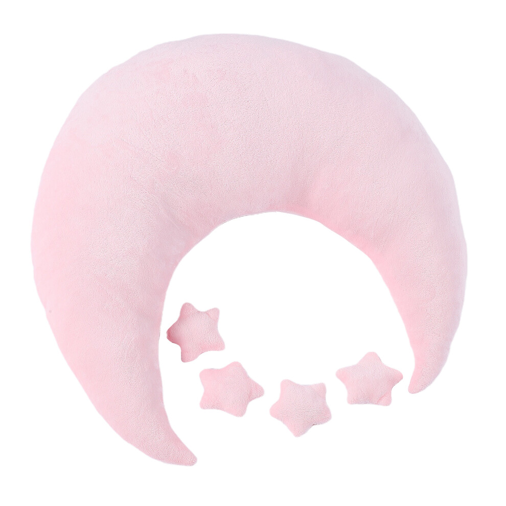 Soft Moon Design Newborn Pillow, Non-Toxic Materials Infant Photography Posing Pillow, Elegant Baby Photography Prop for Milestone Events, Ideal for