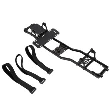 Leichte, verstärkte Rahmenprofile für 1/10 RC Crawler, RC Chassis Kit Rahmenträger LCG Kohlefaser mit eloxierter Oberfläche, Ersatzreifen
